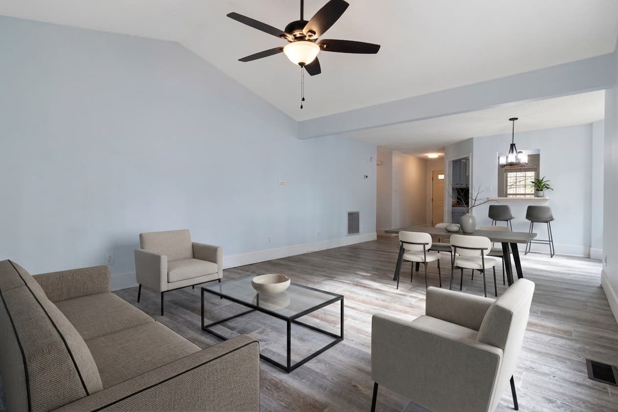 Modern virtual staging example