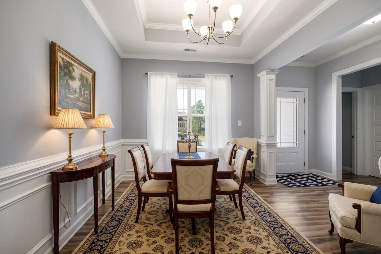 Traditional virtual staging example