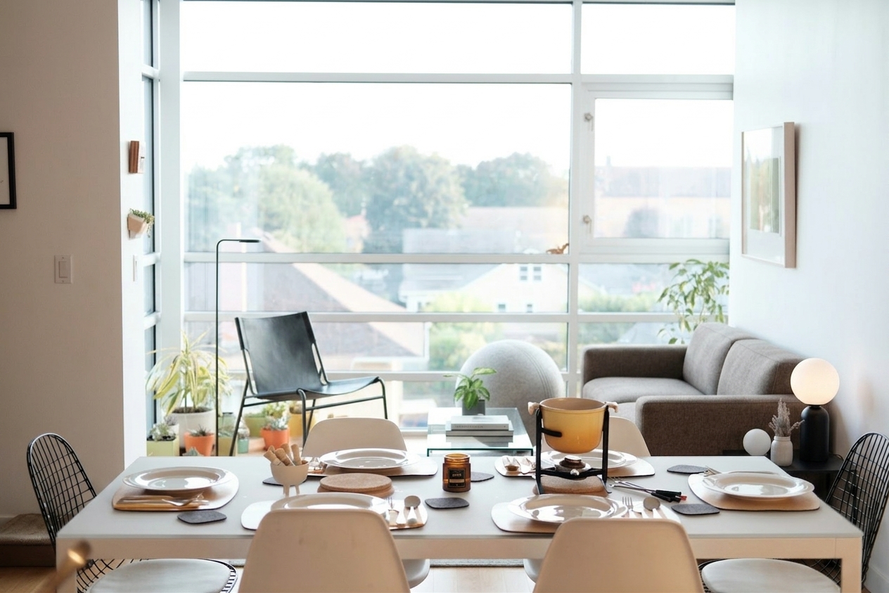 Modern virtual staging example