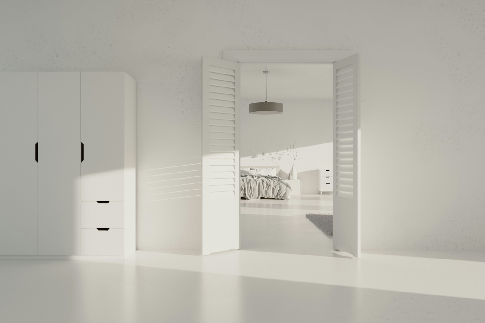 Unstaged room before Traditional virtual staging